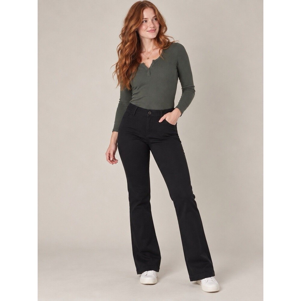 Aeropostale Classic Black Bootcut Pants Women's Size 0 Regular